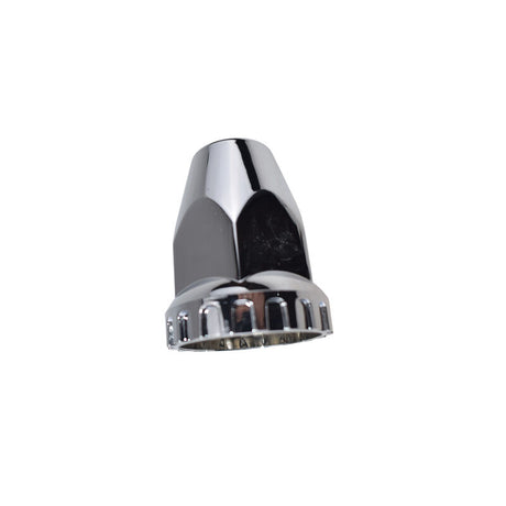 20 x Nut Covers Screw On 32/33mm Chrome Fit For Freightliner Western Star Kenworth - Machter