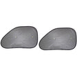 Sun Shade Spring Side Shades 2 Piece Contoured 65 x 38cm - AUTOKING | Universal Auto Spares