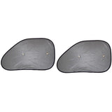 Sun Shade Spring Side Shades 2 Piece Contoured 65 x 38cm - AUTOKING
