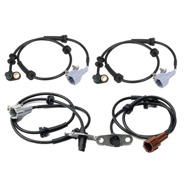 4 x Front & Rear ABS Wheel Speed Sensor Fit For Nissan Navara D40 2005-2014 WSS-NS001 - Machter