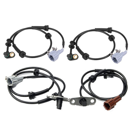 4 x Front & Rear ABS Wheel Speed Sensor Fit For Nissan Navara D40 2005-2014 - Machter