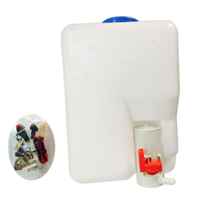 Windscreen Washer Bottle Kit Universal 12V With Pump Hose With Mounting Bracket WWP-UNI002 - Machter