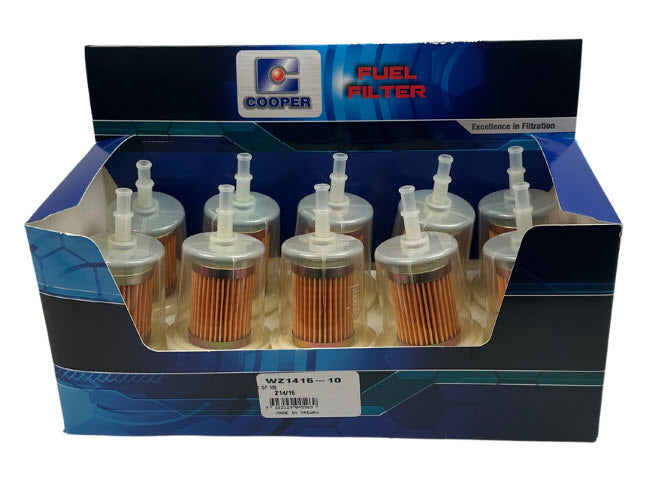 Plastic In-line Filter Z14/15 Universal Fuel Filter (box OF 10) WZ1415-10 - Wesfil | Universal Auto Spares