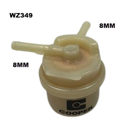 Plastic In-Line Filter Z349 Fits Toyota WZ349 - Wesfil