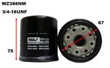 Oil Filter Z386 Fits Daihatsu/Holden/Toyota WZ386NM - Wesfil