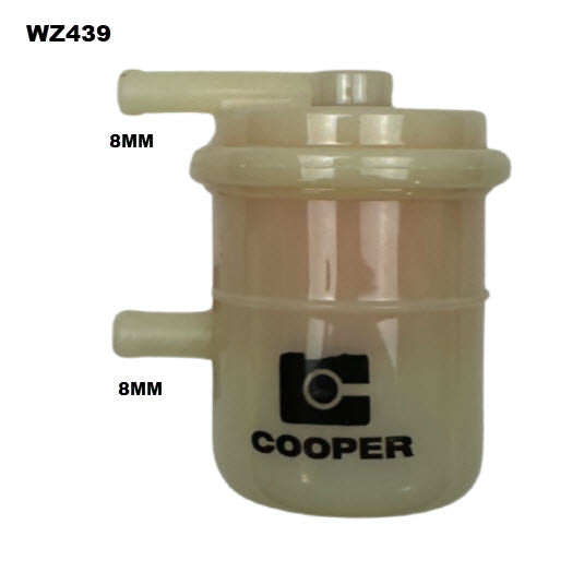 Plastic In-Line Filter Z439 Fits Suzuki WZ439 - Wesfil