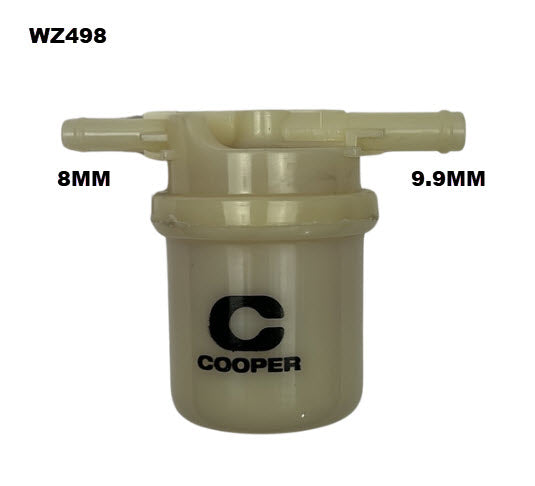 Plastic In-Line Filter Z498 Fits Toyota WZ498 - Wesfil