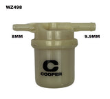 Plastic In-Line Filter Z498 Fits Toyota WZ498 - Wesfil