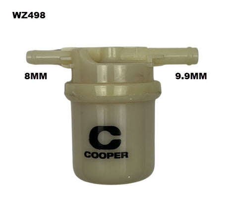 Plastic In-Line Filter Z498 Fits Toyota WZ498 - Wesfil
