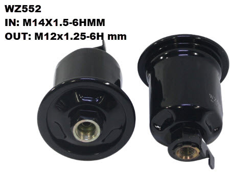 EFI Fuel Filter Z552 Fits Toyota WZ552 - Wesfil