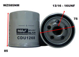Oil Filter Z585 Fits Landrover WZ585NM - Wesfil