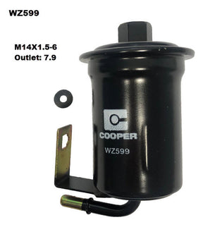 EFI Fuel Filter Z599 Fits Toyota WZ599 - Wesfil