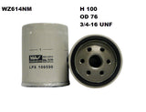 Oil Filter Z614 Fits Landrover WZ614NM - Wesfil