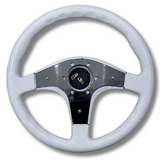 Premium White Horse Racing Steering Wheel Kit - Pro-Kit | Universal Auto Spares