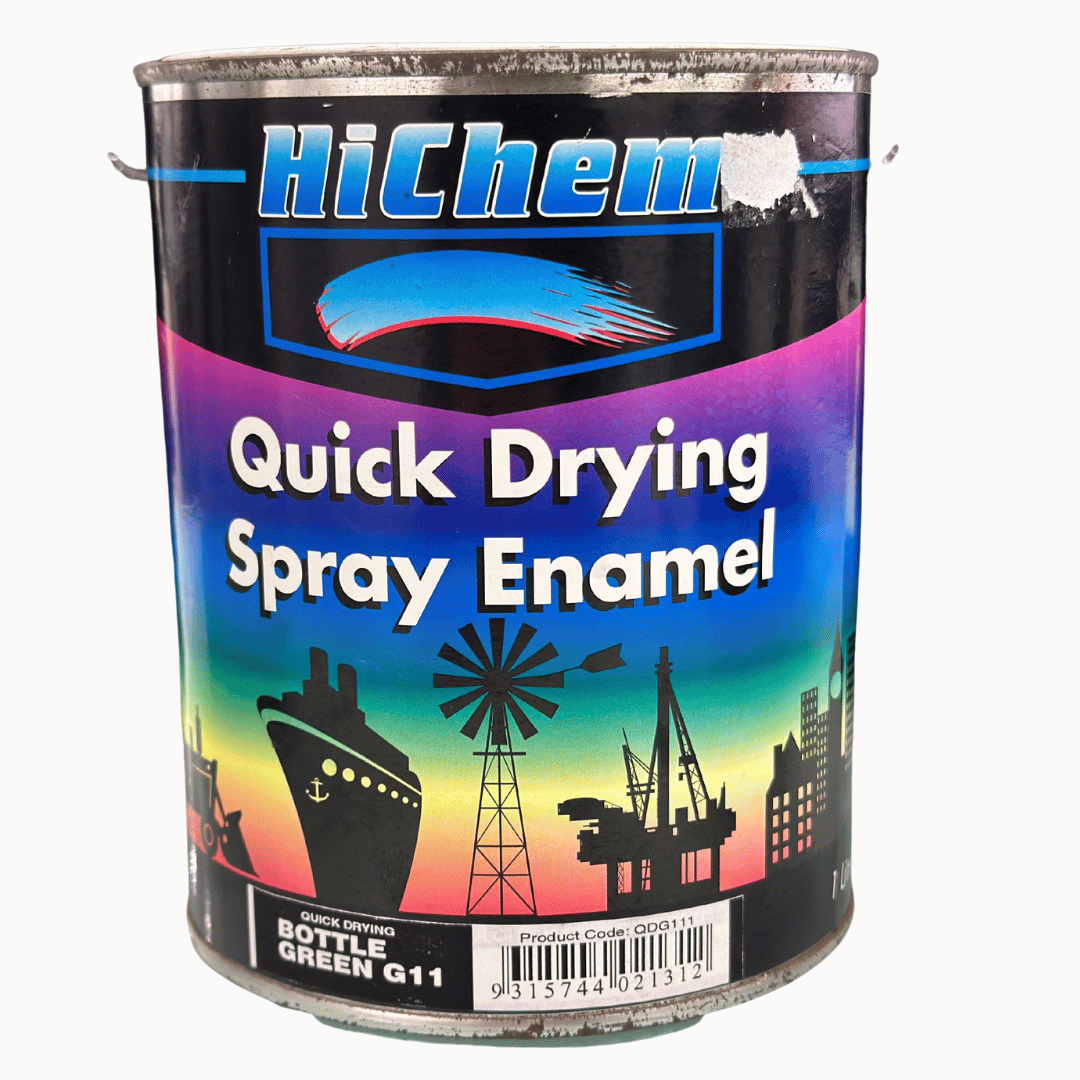 G11 Bottle Green Quick Drying Spray Enamel 1Ltr/4Ltr - HiChem 1Ltr