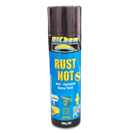 Gloss Black Rust Not Anti Corrosive Epoxy Paint- HiChem | Universal Auto Spares