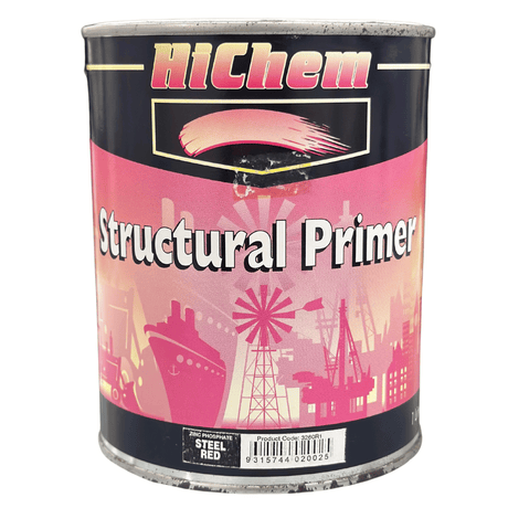 Steel Red Structural Primer Alkyd Based High Quality 1Ltr/4Ltr - HiChem | Universal Auto Spares