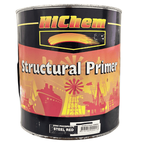 Steel Red Structural Primer Alkyd Based High Quality 1Ltr/4Ltr - HiChem 4Ltr