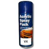 Acrylic Spray Pack Custom Tinted Spray Tint VX