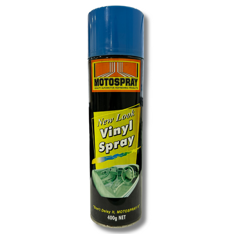 Vinyl Spray Satin Blue Spray Paint 400g - Motospray | Universal Auto Spares