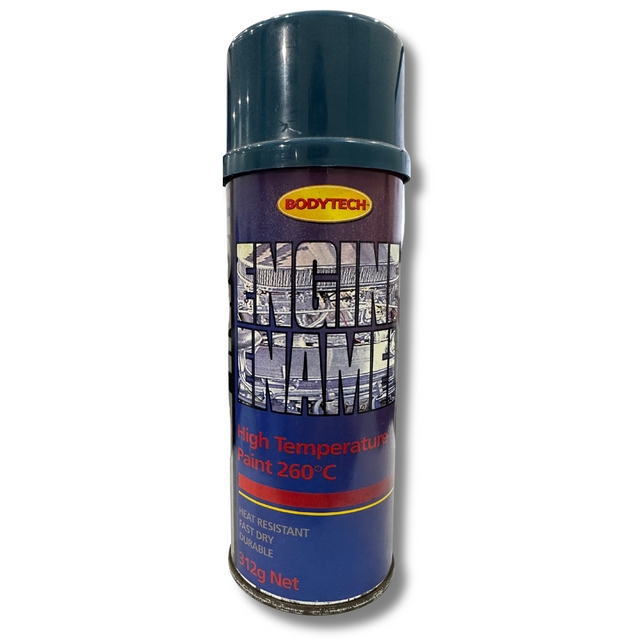 Engine Enamel GM Blue Heat Resistant 260°C Durable 312g - BodyTech