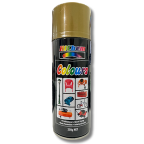 Professional Gold Spray Paint Interior & Exterior 250g - HiChem
