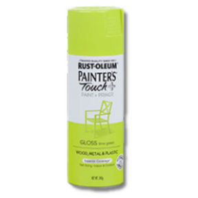 Painter’s Touch Plus Gloss Lime Green Spray - Rust-Oleum