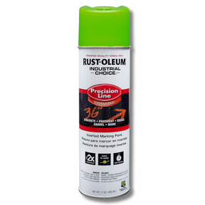Flat Fluorescent Green Inverted Marking Spray Paint 454g - Rust-Oleum