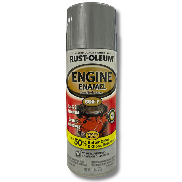 Engine Enamel Aluminum 550°F Spray Paint 312g - Rust-Oleum | Universal Auto Spares