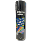 Quick Dry Gloss Black Super Enamels Aerosol - HiChem