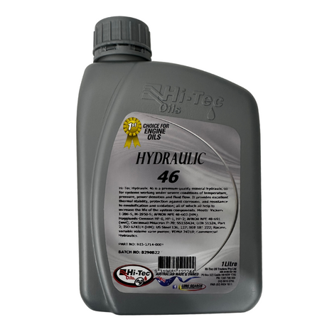 Hydraulic Oil 46 - Hi-Tec Oils | Universal Auto Spares