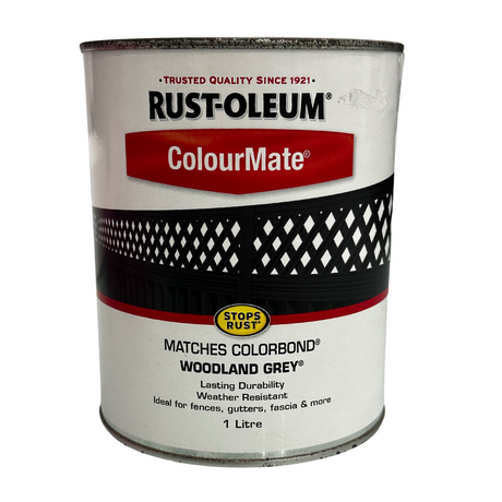 Woodland Grey Outdoor Paint Colourmate Colorbond 1L - Rust-Oleum | Universal Auto Spares