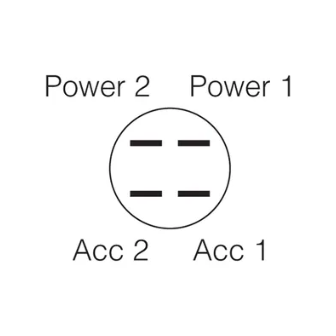 Push/Push Button Switch Off/On DPST 20A at 12V - Narva