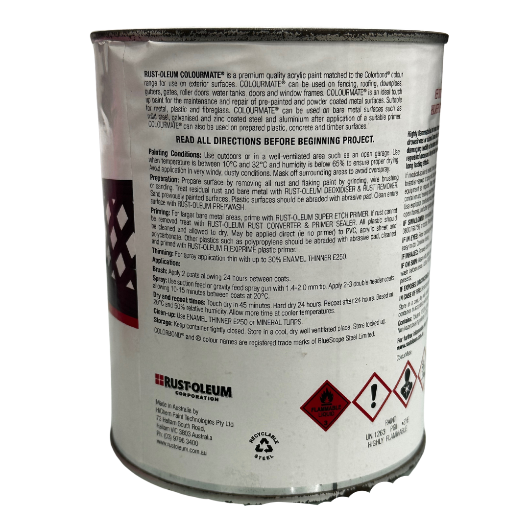 Woodland Grey Outdoor Paint Colourmate Colorbond 1L - Rust-Oleum