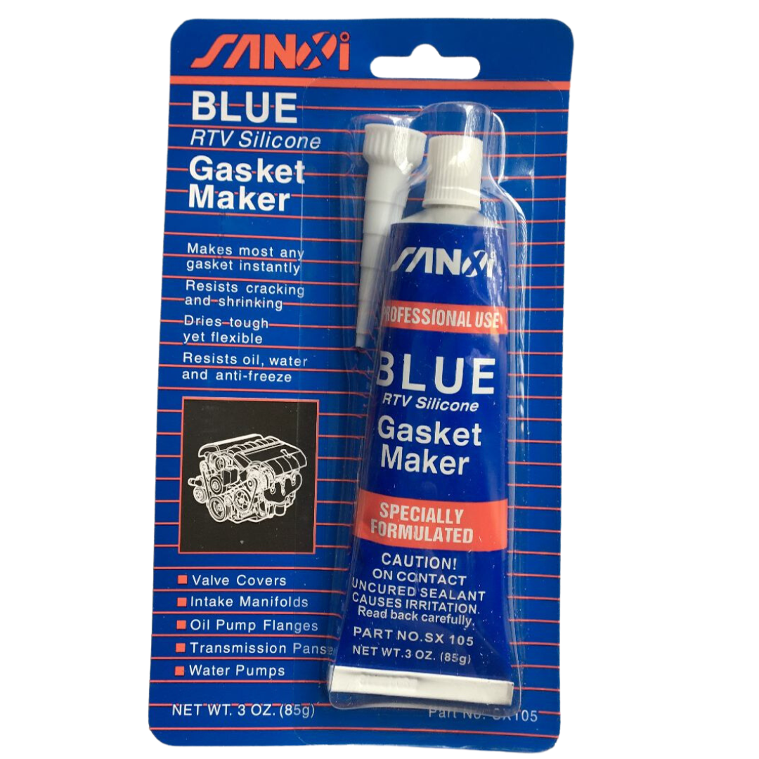 Blue RTV Silicone Adhesive Sealant Gasket Maker Silicone 85g - SANXI