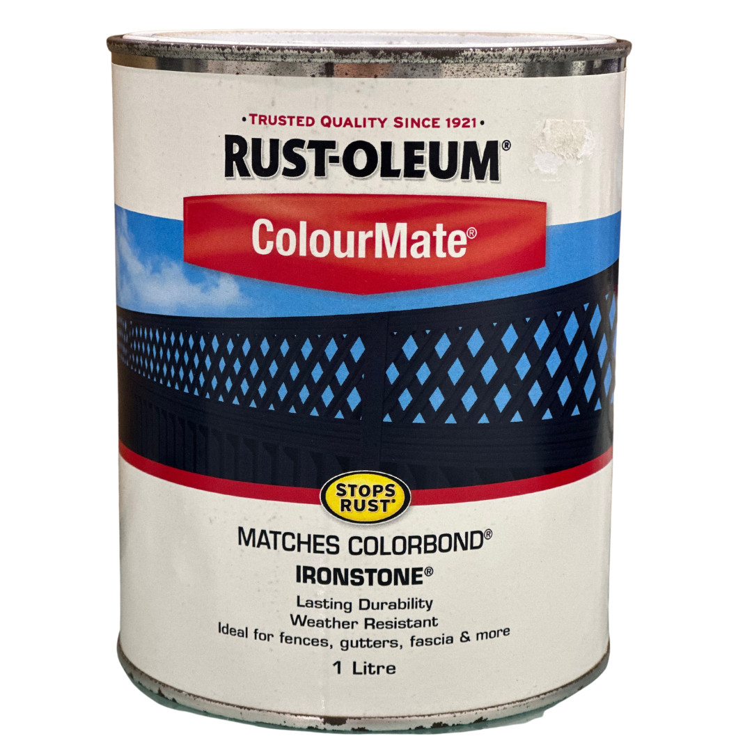 Iron Stone Outdoor Paint Colourmate Colorbond 1L - Rust-Oleum
