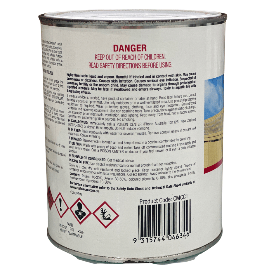 Classic Cream Outdoor Paint Colourmate Colorbond 1L - Rust-Oleum