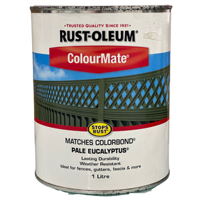 Pale Eucalyptus Outdoor Paint Colourmate Colorbond 1L - Rust-Oleum