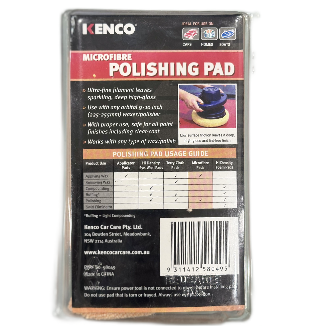 Microfibre Polishing Reusable Pad - KENCO