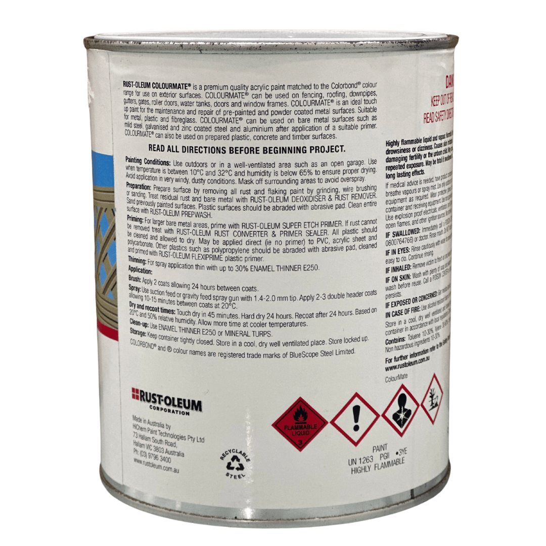 Evening Haze Outdoor Paint Colourmate Colorbond 1L - Rust-Oleum