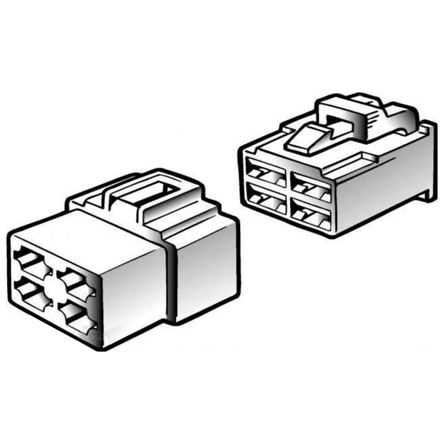 3 Way Male Quick Connector Housing 2 Piece - Narva