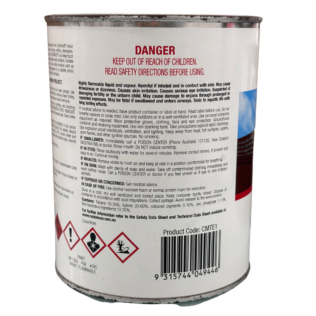 Terrain Outdoor Paint Colourmate Colorbond 1L - Rust-Oleum