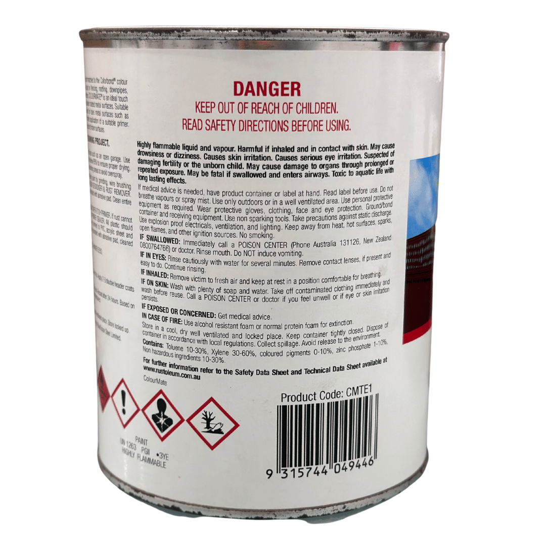 Basalt Outdoor Paint Colourmate Colorbond 1L - Rust-Oleum