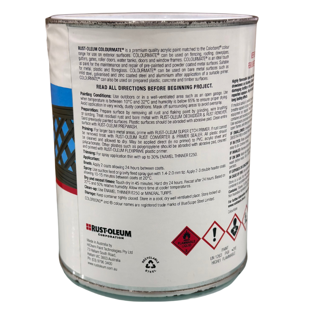 ManGrove Outdoor Paint Colourmate Colorbond 1L - Rust-Oleum