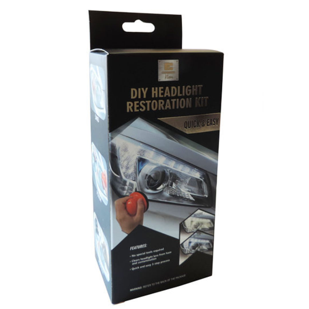 Headlight Restoration Kit Quick & Easy 3 Step Process - Cooper Kleen