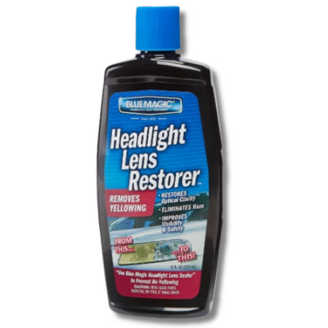 Headlight Lens Restorer Optical Clarity 236mL - Blue Magic | Universal Auto Spares