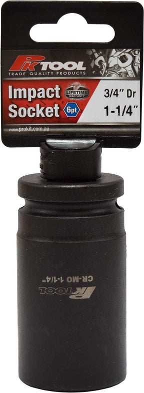 1-1/4" Impact Socket 3/4" Dr - PKTool
