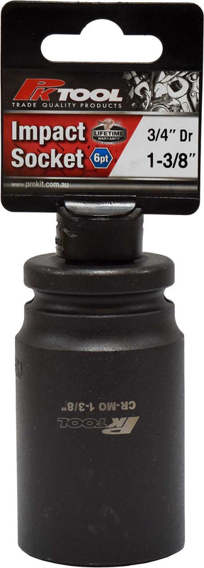1-3/8" Impact Socket 3/4" Dr - PKTool
