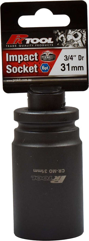 31mm Impact Socket 3/4" Dr - PKTool