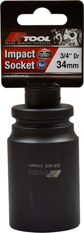 34mm Impact Socket 3/4" Dr - PKTool
